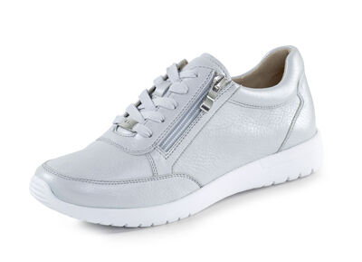 ELENA EDEN sneakers van fijn glanzend, generfd hertennappaleer 