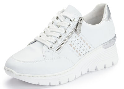 Rieker, comfortabele damessneakers, breedte G, met rits 
