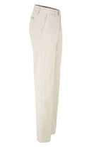 Comfortabele broek met elastische tailleband in 3 kleuren BEIGE