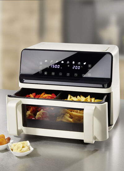 Digitale heteluchtfriteuse met touchdisplay 
