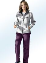 Vrijetijdspak met twee broeken LICHTGRIJS GEM&Ecirc;LEERD