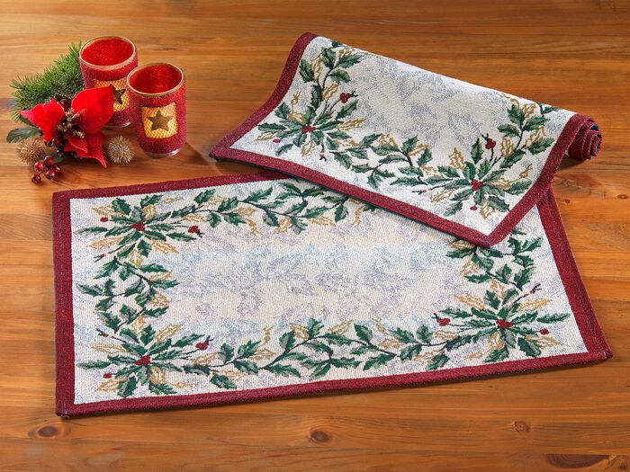 2-delige placemat in tapijtkwaliteit 