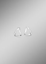 Moderne creolen met zirkonia 