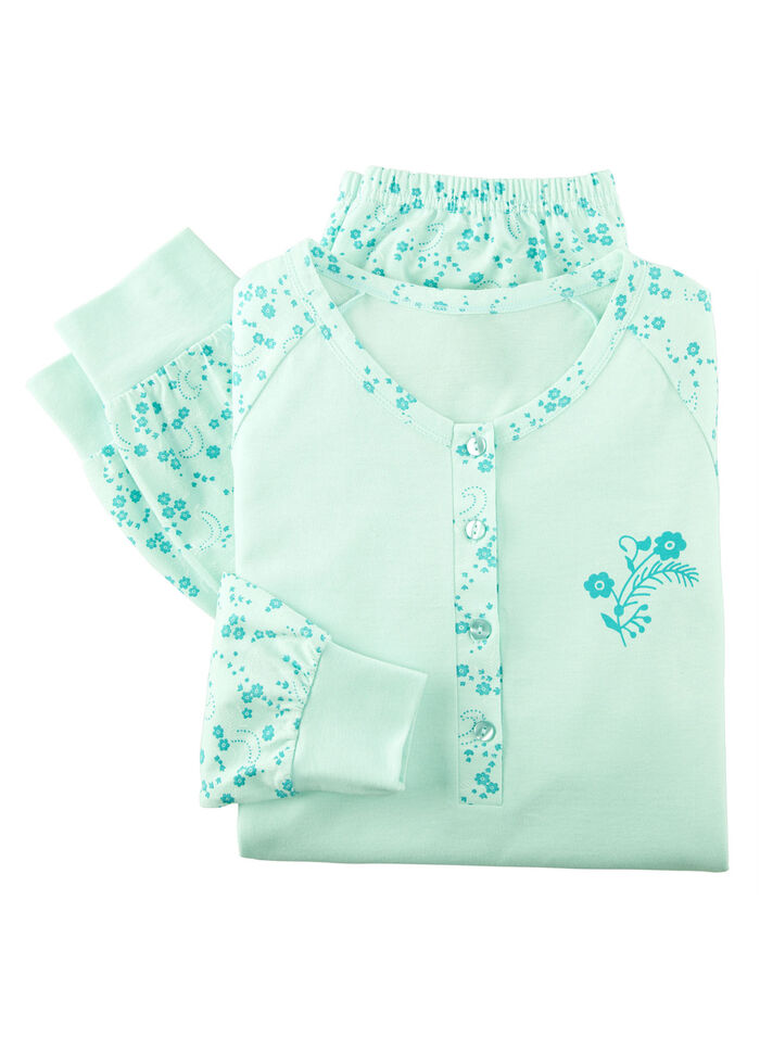 Twee-pack pyjama's met manchetten 
