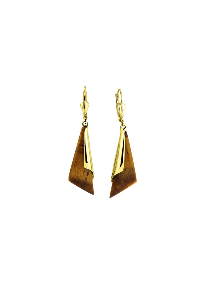 Oorbellen goud 375/- 