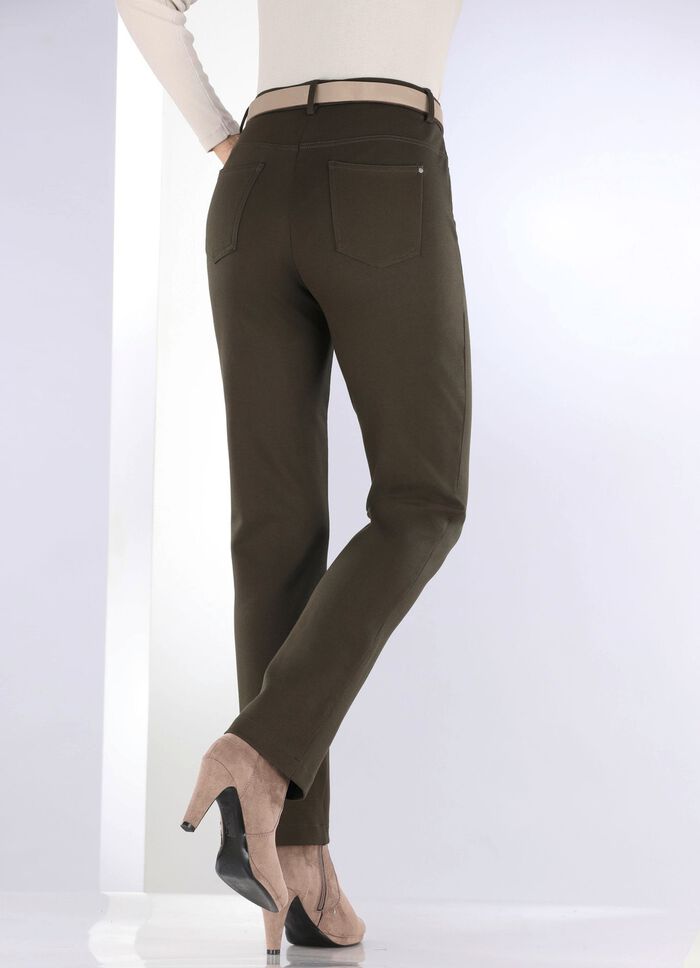 Broek met sportieve chic 