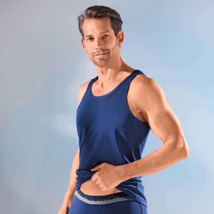 Set van drie okseltopjes met bies 