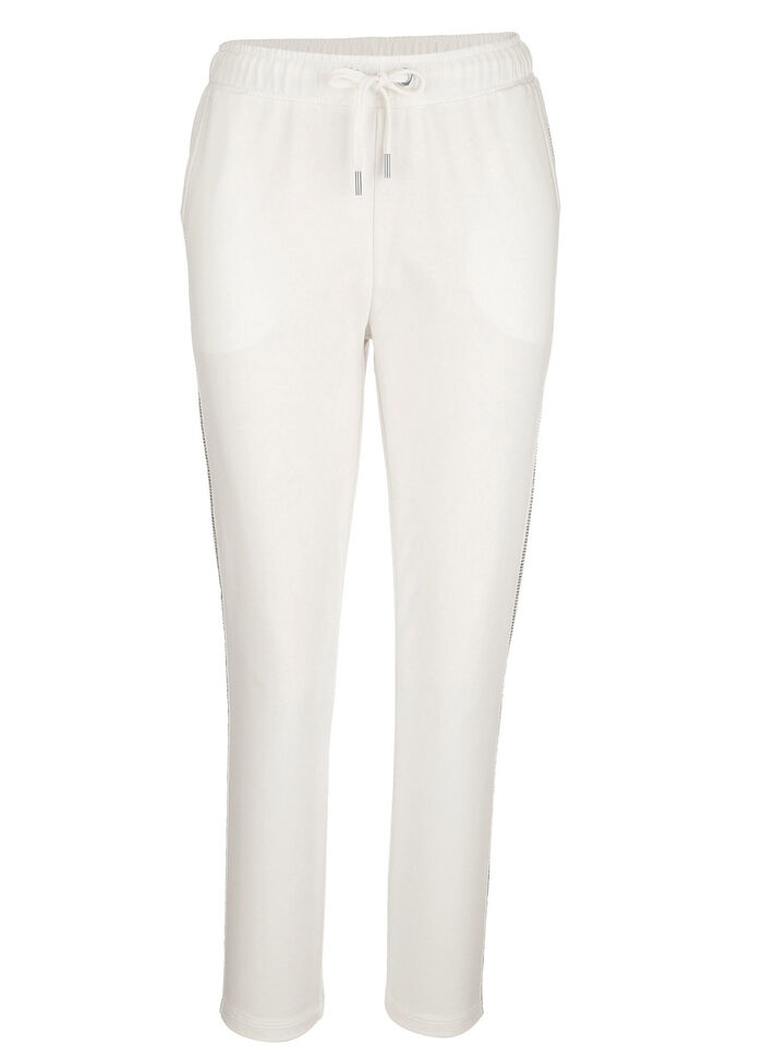 Broek in joggingstijl ECRU