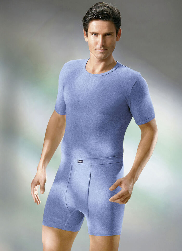 Set van vier ondershirts, van fijne rib 