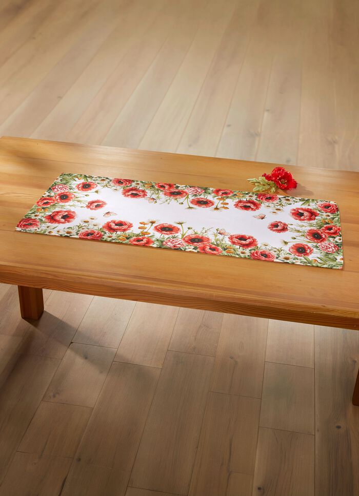 Tafel- en kamerdecoratie met klaproosmotief 
