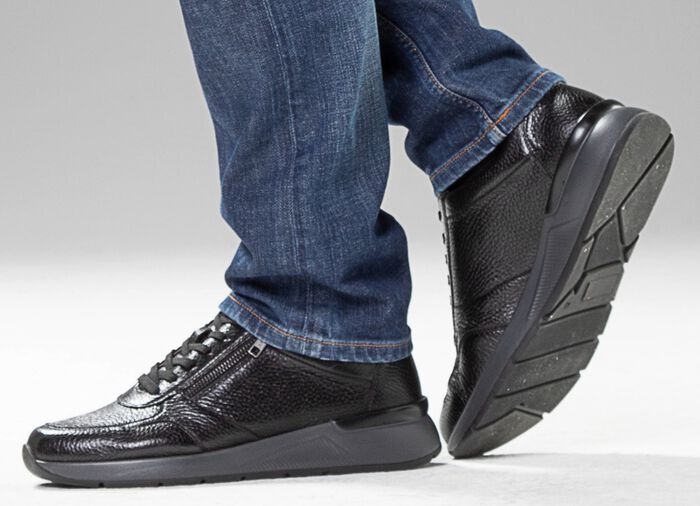 GINO GALANTE, klassieke herensneakers, met rits 