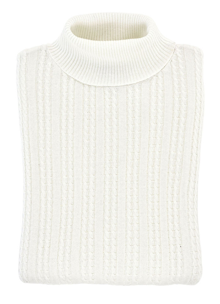 Pullover met een rekbare structuur WOLWIT