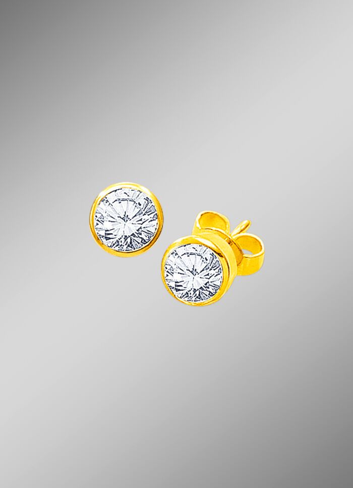 Hoogwaardige enkele oorknopjes met diamanten 