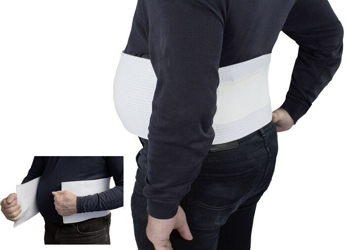 Steunbandage XXL met rubberen banden 
