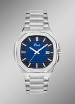 Quartz herenhorloge van roestvrij staal 