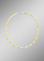 Buitengewoon mooi en modern: Ketting tweekleurig 