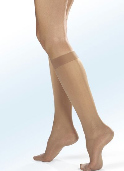 Bahner two-pack steunkniekousen in verschillende designs 