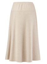 Rok in een comfortabele pull-on stijl GESMOLTEN BEIGE