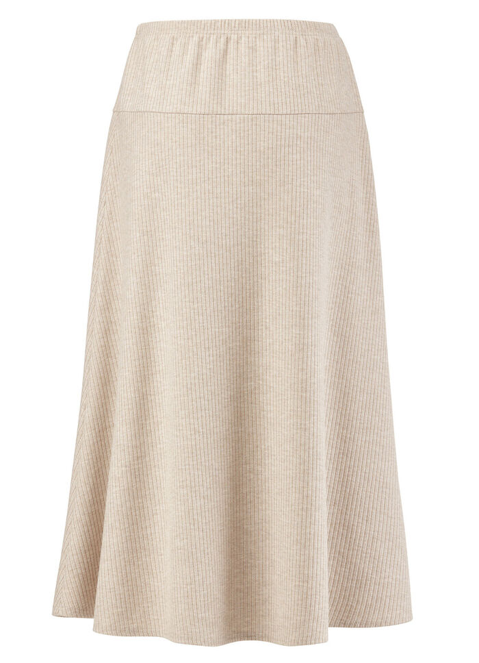 Rok in een comfortabele pull-on stijl GESMOLTEN BEIGE