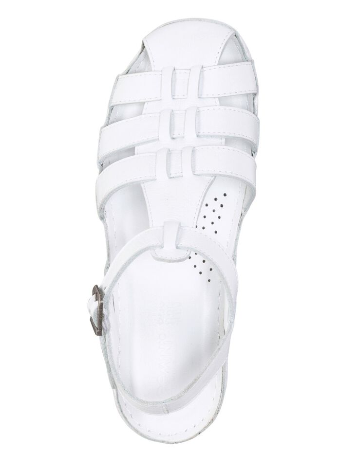 Gemini sandaal met bandjes van zacht rundnappaleer 