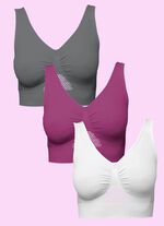 Set van drie sportbeha's 'Sporty' 