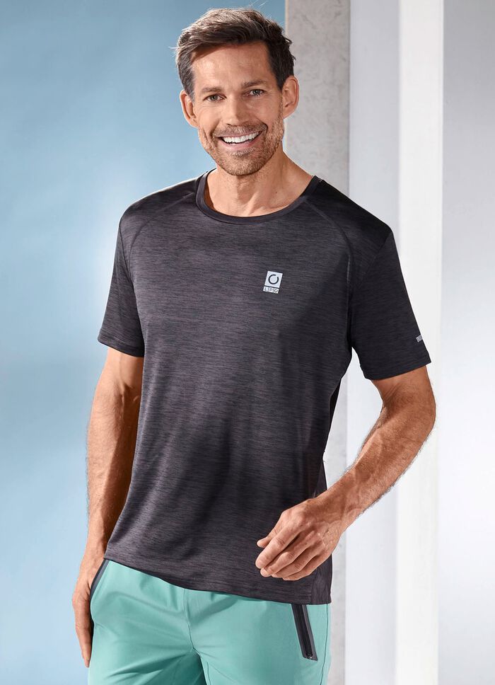 Functioneel shirt van “LPO” ANTHRAZIT MELIERT