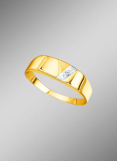 Damesring met diamant 