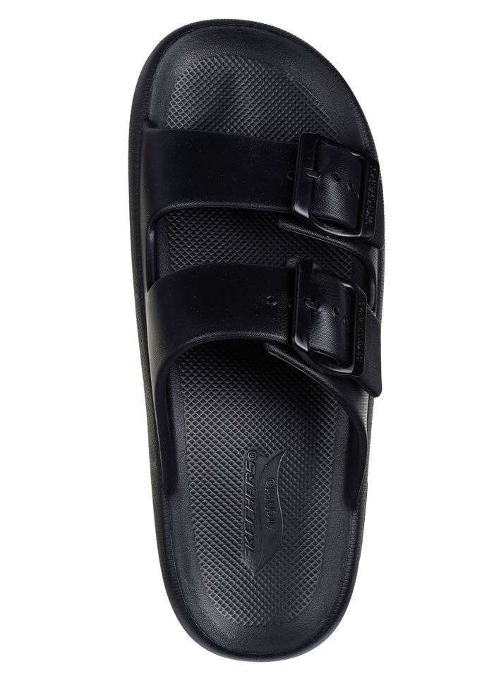 SKECHERS synthetische muiltjes SCHWARZ