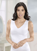 Twee-pack bh-topjes van biologisch katoen WIT