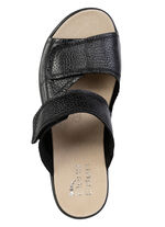 ELENA EDEN, comfortabele damesmuiltjes, breedte H, met uitneembaar voetbed SCHWARZ