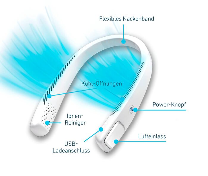 Cool2Go draadloze crossbody luchtkoeler 