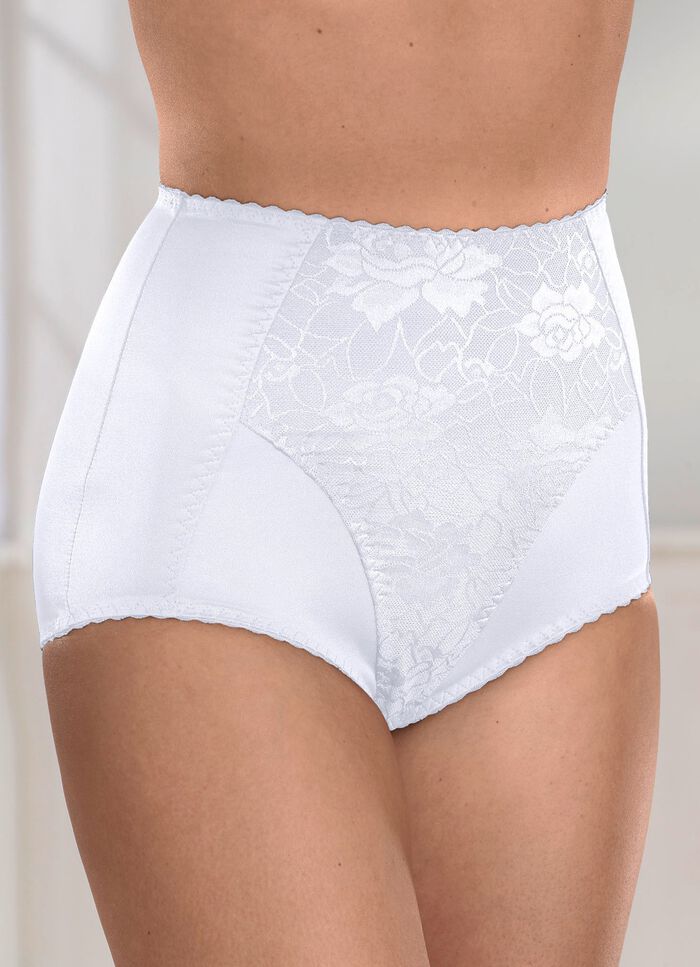 Corsetbroek met jacquardpatroon 