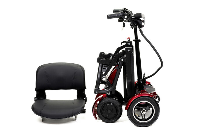 4-wiel scooter van Antar ROOD