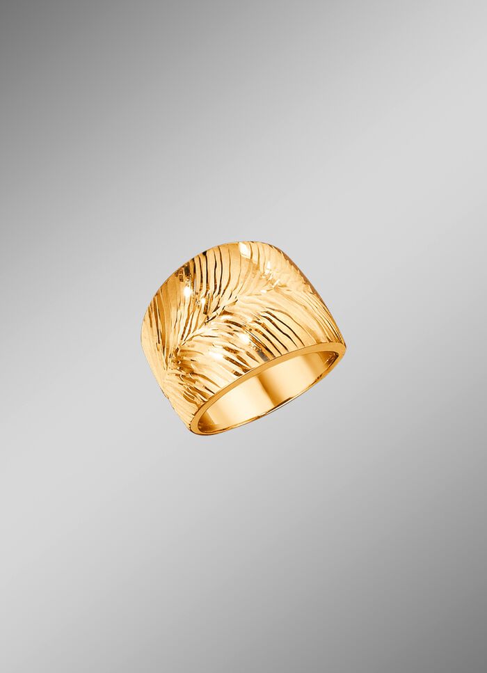 Damesring met diamantcoating 