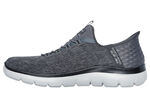 SKECHERS, herensneakers, met gegoten instaphak ANTHRAZIT