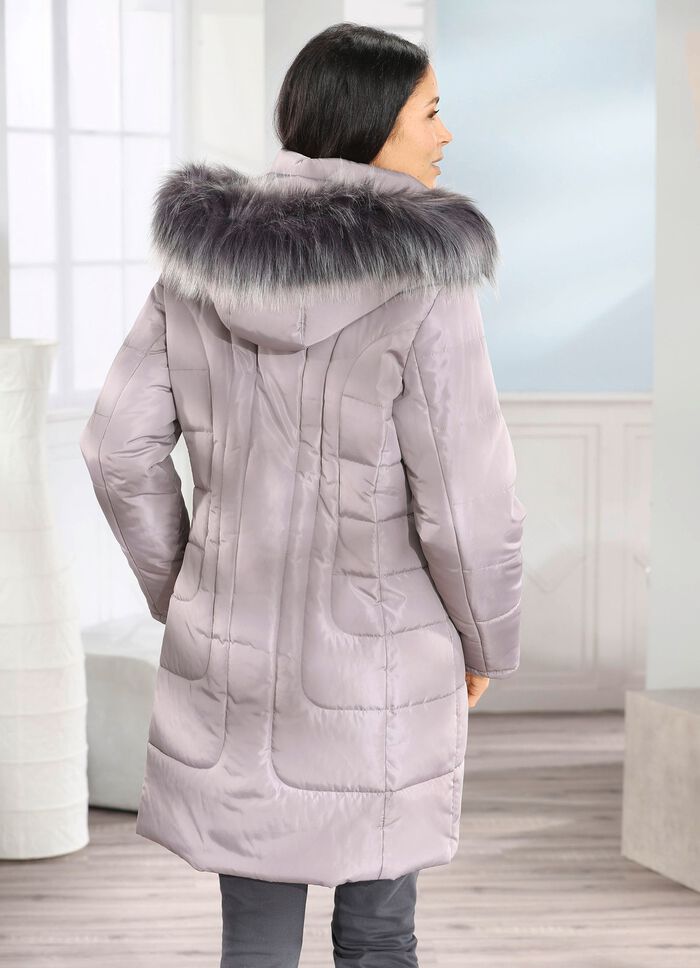 Korte jas met 2-weg ritssluiting 