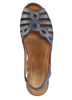 Gemini, klassieke damessandalen, breedte G, gemaakt van leer JEANS