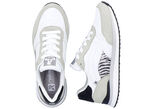 Rieker sneakers met een interessante zebraprint WIT