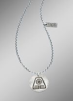 Aarde-element hanger met ketting 