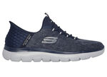 SKECHERS, herensneakers, met gegoten instaphak MARINE