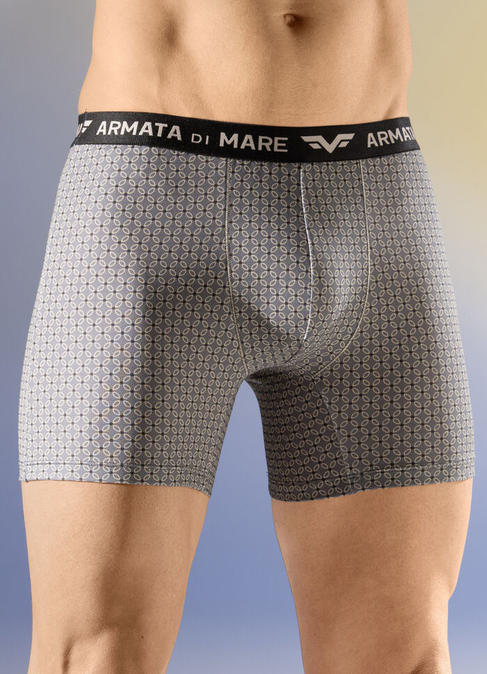 Set van drie broeken met elastische tailleband 
