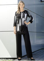 Shirt met contrastprint 