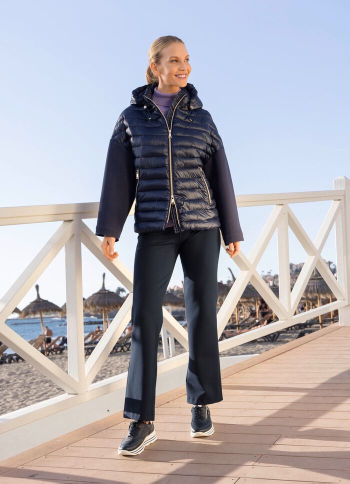 Jasje in trendy materiaalmix 