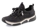 Rieker sneakers gemaakt van gearceerd synthetisch en textiel SCHWARZ
