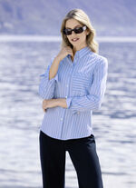 Blouse met strepenmotief 