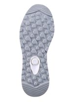 ELENA EDEN veterschoen van nappaleer met su&egrave;de details WIT-LILA