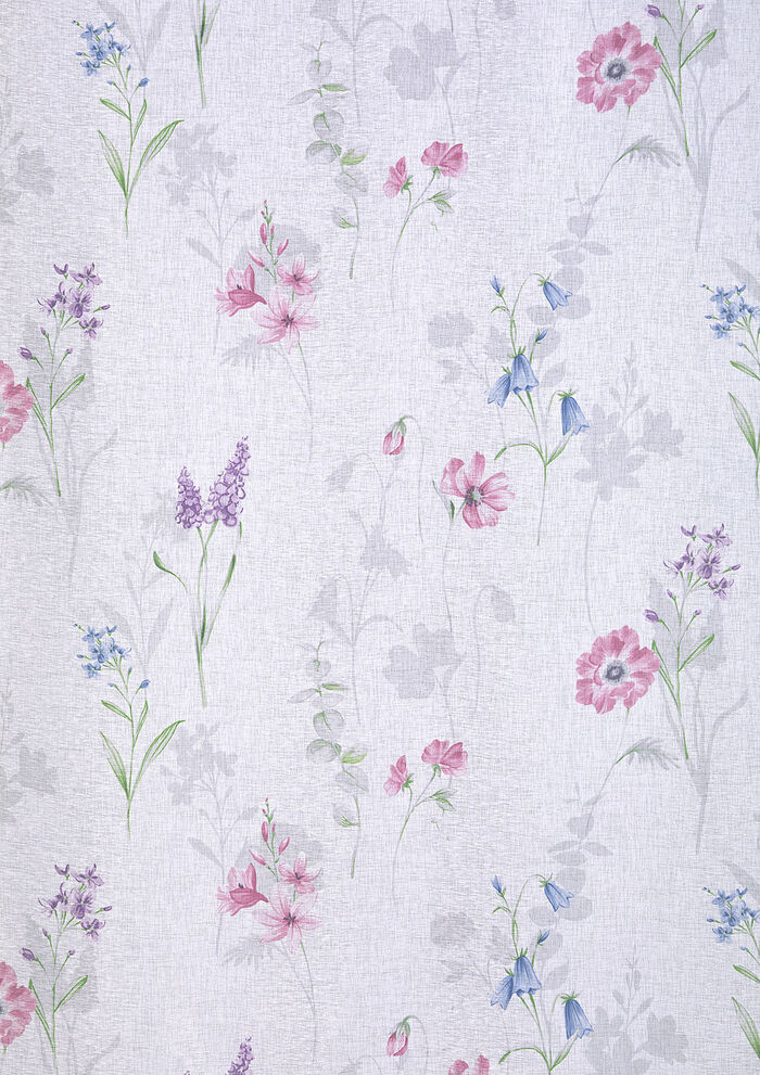 Decoratieve sjaal met bloemmotieven 