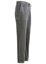 Corduroy broek met elastische tailleband in 3 kleuren GRAU