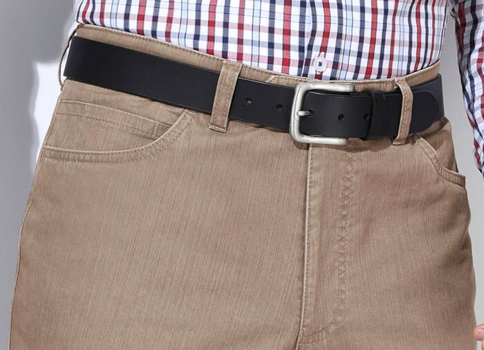 GINO GALANTE, modieuze herenriem inclusief doosje, 3,5 cm breed 