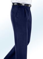 Strijkvrije jeans met riem in 3 kleuren DARKBLUE